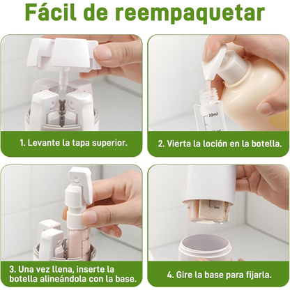 GoBottle™ Dispensador 4en1 antiderrames